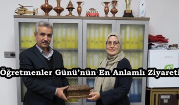Öğretmenler Günü’nün En Anlamlı Ziyareti.