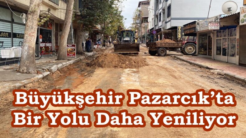 Büyükşehir Pazarcık’ta Bir Yolu Daha Yeniliyor.