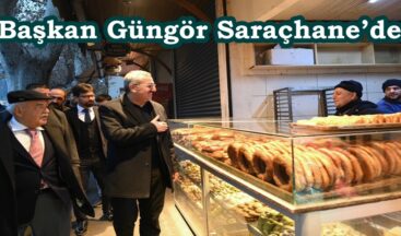 Başkan Güngör Saraçhane’de.