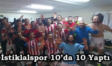 İstiklalspor 10’da 10 Yaptı.