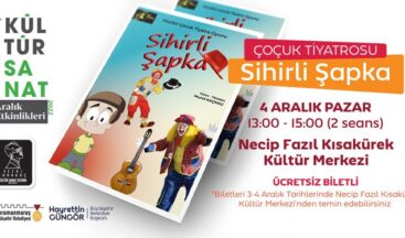 Büyükşehir’den Miniklere ‘Sihirli Şapka’ Gösterisi.