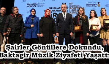 Şairler Gönüllere Dokundu, Baktagir Müzik Ziyafeti Yaşattı.