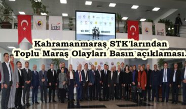 Kahramanmaraş STK’larından Toplu Maraş Olayları Basın açıklaması.