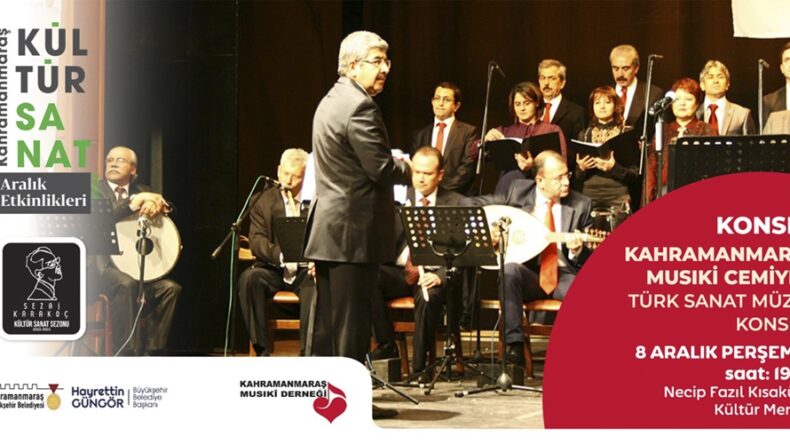 Büyükşehir’den Türk Sanat Müziği Konseri.