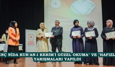“GENÇ NİDA KUR’AN-I KERİM’İ GÜZEL OKUMA” VE “HAFIZLIK” YARIŞMALARI YAPILDI.