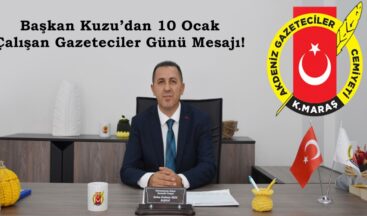 Başkan Kuzu’dan 10 Ocak Çalışan Gazeteciler Günü Mesajı!