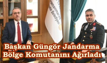 Başkan Güngör Jandarma Bölge Komutanını Ağırladı.