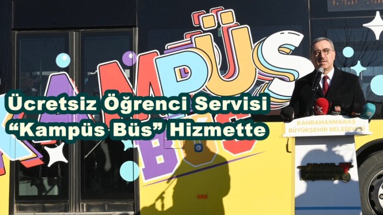 Ücretsiz Öğrenci Servisi “Kampüs Büs” Hizmette.