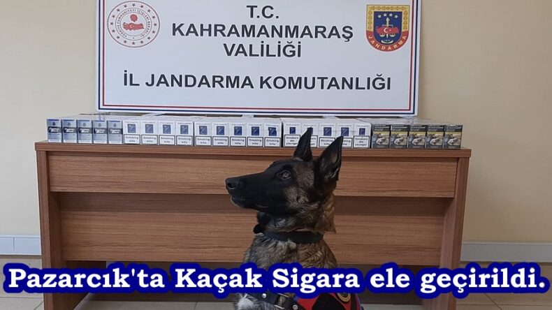 Pazarcık’ta Kaçak Sigara ele geçirildi.