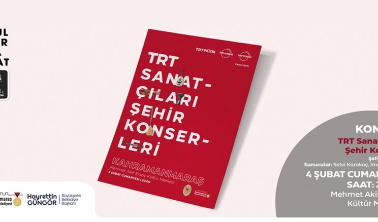 TRT Sanatçıları Müzik Ziyafeti Yaşatacak.