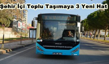Şehir İçi Toplu Taşımaya 3 Yeni Hat.