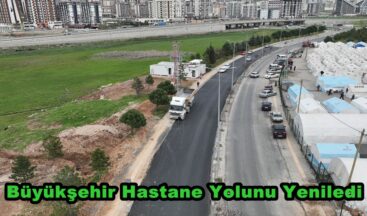 Büyükşehir Hastane Yolunu Yeniledi.
