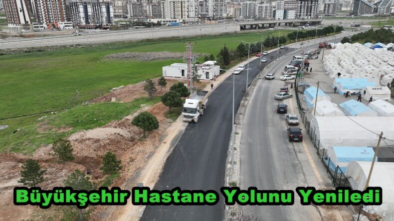 Büyükşehir Hastane Yolunu Yeniledi.