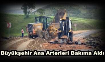 Büyükşehir Ana Arterleri Bakıma Aldı.