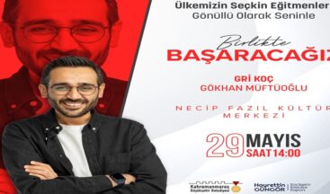 Gri Koç, Kahramanmaraşlı Gençlerle Buluşacak.