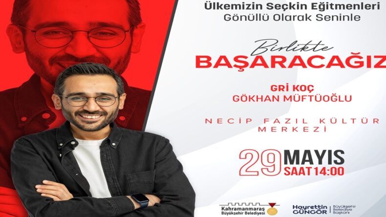 Gri Koç, Kahramanmaraşlı Gençlerle Buluşacak.