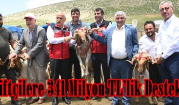 Çiftçilere 341 Milyon TL’lik Destek.
