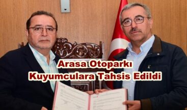 Arasa Otoparkı Kuyumculara Tahsis Edildi.