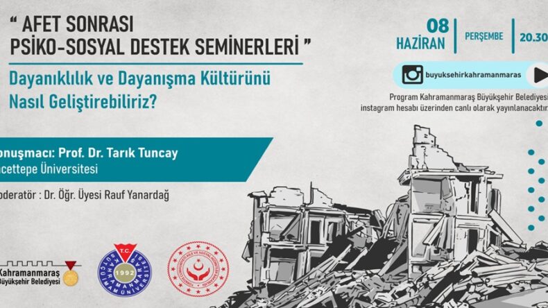 Prof. Tuncay, Dayanışma Kültürünün Geliştirilmesini Anlatacak.