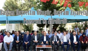 Başkan Hayrettin Güngör, Bayram Ziyaretini Pazarcık’ta Sürdürdü.