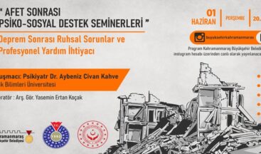 Psikiyatrist Dr. Kahve, Deprem Sonrası Ruhsal Sorunlarla Başa Çıkmayı Anlatacak.