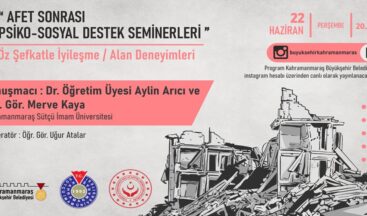 Psiko-Sosyal Destek Seminerleri ‘Öz Şefkatle İyileşme’yle Devam Edecek.