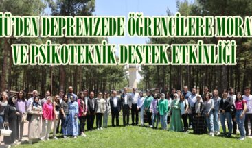 KİÜ’DEN DEPREMZEDE ÖĞRENCİLERE MORAL VE PSİKOTEKNİK DESTEK ETKİNLİĞİ