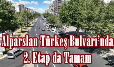 Alparslan Türkeş Bulvarı’nda 2. Etap da Tamam.