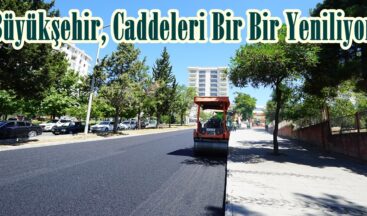 Büyükşehir, Caddeleri Bir Bir Yeniliyor.