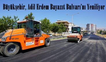 Büyükşehir, Adil Erdem Bayazıt Bulvarı’nı Yeniliyor.