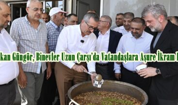 Başkan Güngör, Binevler Uzun Çarşı’da Vatandaşlara Aşure İkram Etti.