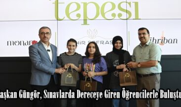 Başkan Güngör, Sınavlarda Dereceye Giren Öğrencilerle Buluştu.