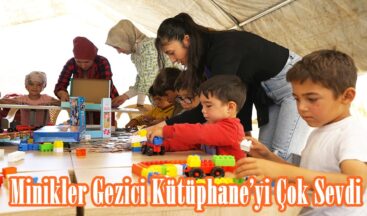 Minikler Gezici Kütüphane’yi Çok Sevdi.
