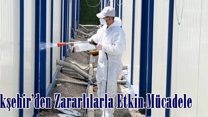 Büyükşehir’den Zararlılarla Etkin Mücadele.
