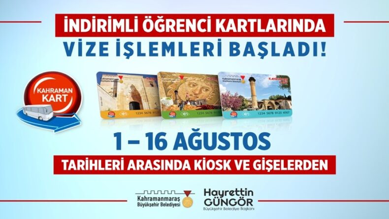 İndirimli Öğrenci Kartlarında Vize İşlemleri Başladı!
