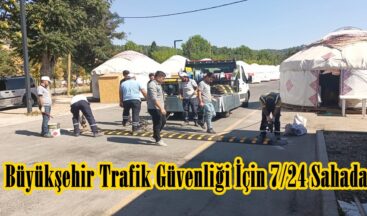 Büyükşehir Trafik Güvenliği İçin 7/24 Sahada.