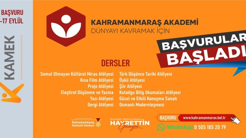 Kahramanmaraş Akademi, Güz Döneminde Kursiyerleriyle Buluşuyor!