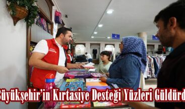 Büyükşehir’in Kırtasiye Desteği Yüzleri Güldürdü.
