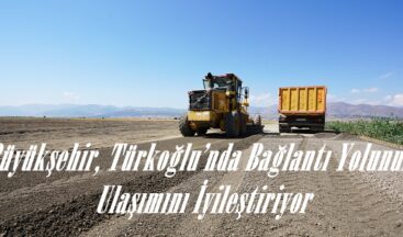 Büyükşehir, Türkoğlu’nda Bağlantı Yolunun Ulaşımını İyileştiriyor.