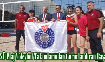 KSÜ Plaj Voleybol Takımlarından Gururlandıran Başarı.