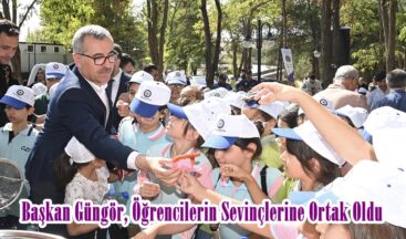 Başkan Güngör, Öğrencilerin Sevinçlerine Ortak Oldu.