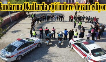 Jandarma Okullarda eğitimlere devam ediyor.