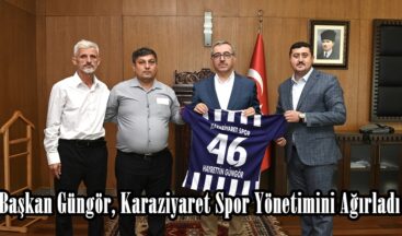 Başkan Güngör, Karaziyaret Spor Yönetimini Ağırladı.