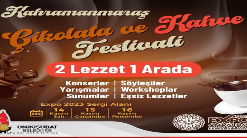 EXPO 2023 Çikolata ve Kahve Festivali başlıyor.