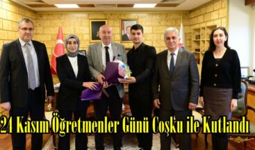 24 Kasım Öğretmenler Günü Coşku ile Kutlandı.