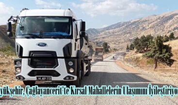 Büyükşehir, Çağlayancerit’te Kırsal Mahallelerin Ulaşımını İyileştiriyor.
