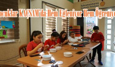 Çocuklar KAÇSAM’da Hem Eğleniyor Hem Öğreniyor.