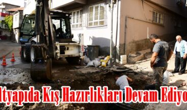 Altyapıda Kış Hazırlıkları Devam Ediyor.