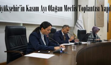 Büyükşehir’in Kasım Ayı Olağan Meclis Toplantısı Yapıldı.