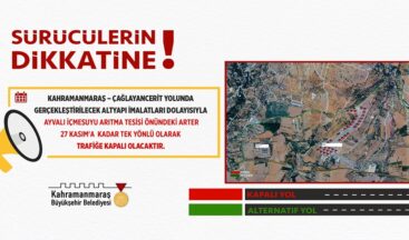 Büyükşehir’den Alternatif Güzergâh Uyarısı!